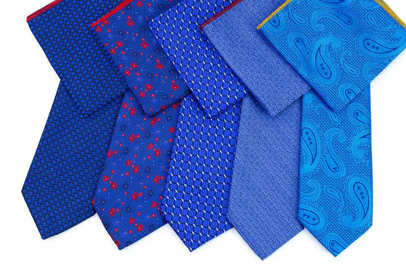 Stylish Blue Paisley Ties for Men - stylishalpha.com