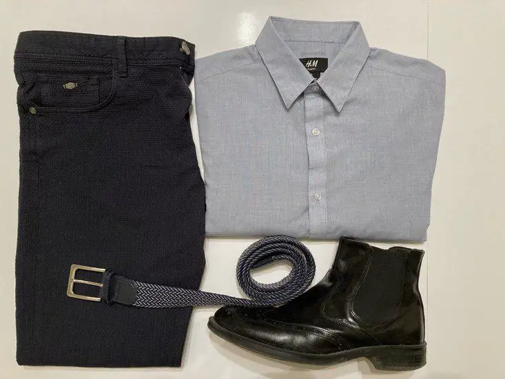 Navy Dress Pants with Black Shoes Outfits 14 ideas  outfits  Lookastic