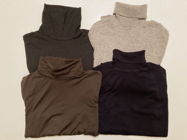 4 color Turtleneck 