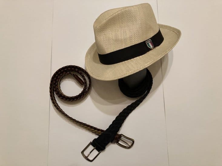 Hat and belts